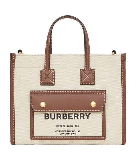 burberry shopper canvas|burberry tote bag.